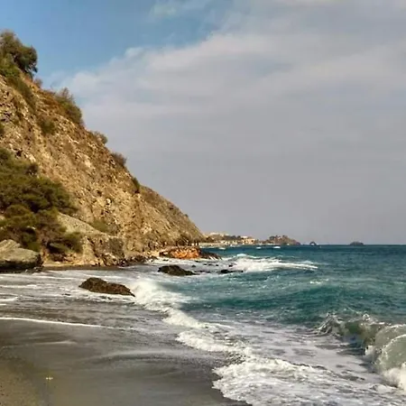 Escapada Romantica Con Vistas Al Mar Y A La Ciudad En Almunecar Granada Espana 아파트