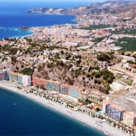 아파트 Escapada Romantica Con Vistas Al Mar Y A La Ciudad En Almunecar Granada Espana *